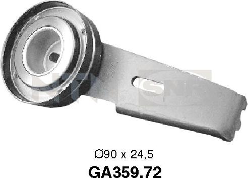 SNR GA359.72 - Pulley, v-ribbed belt onlydrive.pro