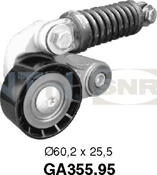 SNR GA355.95 - Ohjainrulla, moniurahihna onlydrive.pro