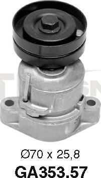 SNR GA353.57 - Pulley, v-ribbed belt onlydrive.pro