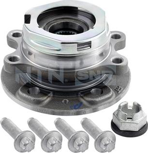 SNR R155.120 - Bearing Kit, wheel hub onlydrive.pro