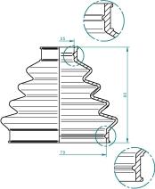 Spidan 190963 - Bellow, drive shaft onlydrive.pro