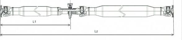 Spidan GKNP20028 - Propshaft, axle drive onlydrive.pro