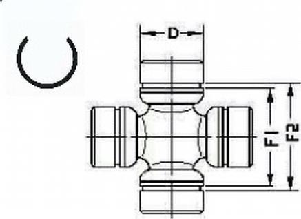 Spidan U 925 - Flexible disc, propshaft joint onlydrive.pro