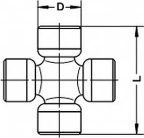 Spidan U 126 - Joint, steering column onlydrive.pro