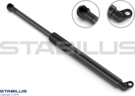 STABILUS 9283HM - Gāzes atspere, Bagāžas / Kravas nodalījuma vāks onlydrive.pro