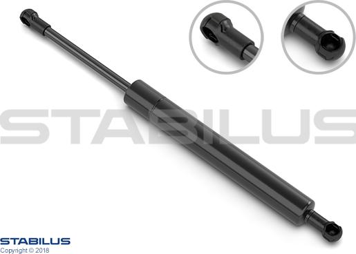 STABILUS 017688 - Gāzes atspere, Bagāžas / Kravas nodalījuma vāks onlydrive.pro