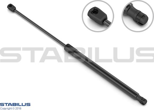 STABILUS 016767 - Gāzes atspere, Bagāžas / Kravas nodalījuma vāks onlydrive.pro