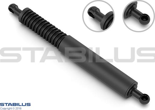 STABILUS 2838ZN - Gāzes atspere, Bagāžas / Kravas nodalījuma vāks onlydrive.pro