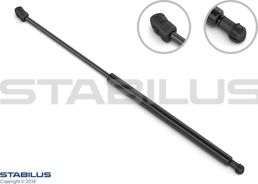 STABILUS 712224 - Gāzes atspere, Motora pārsegs onlydrive.pro