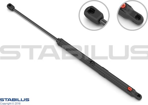 STABILUS 3477XW - Gāzes atspere, Motora pārsegs onlydrive.pro