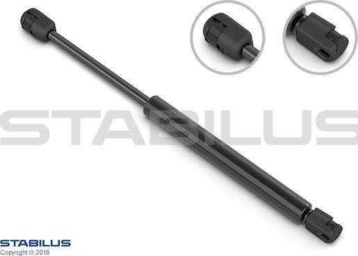 STABILUS 153440 - Gāzes atspere, Bagāžas / Kravas nodalījuma vāks onlydrive.pro