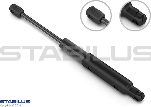 STABILUS 3474XK - Gāzes atspere, Motora pārsegs onlydrive.pro