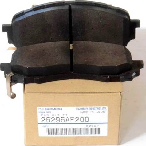 Subaru 26296AE200 - Brake Pad Set, disc brake onlydrive.pro