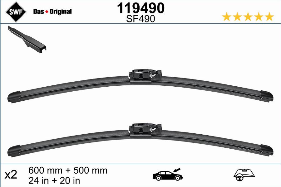 SWF 119490 - Wiper Blade onlydrive.pro