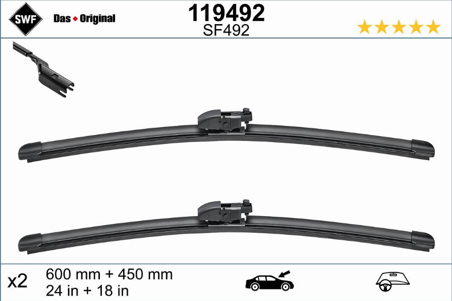 SWF 119492 - Wiper Blade onlydrive.pro