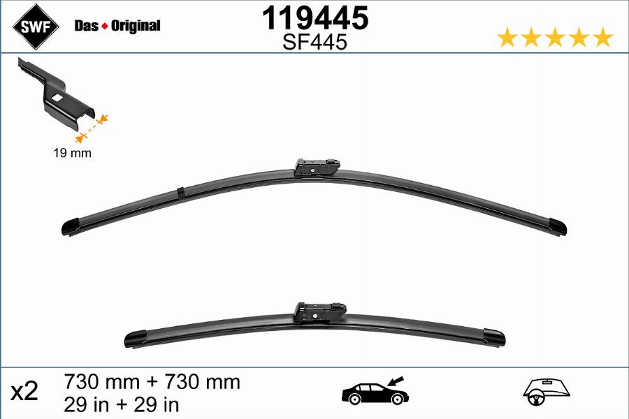 SWF 119445 - Wiper Blade onlydrive.pro