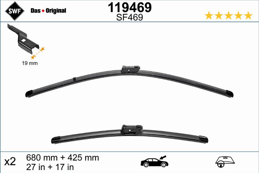 SWF 119469 - Wiper Blade onlydrive.pro