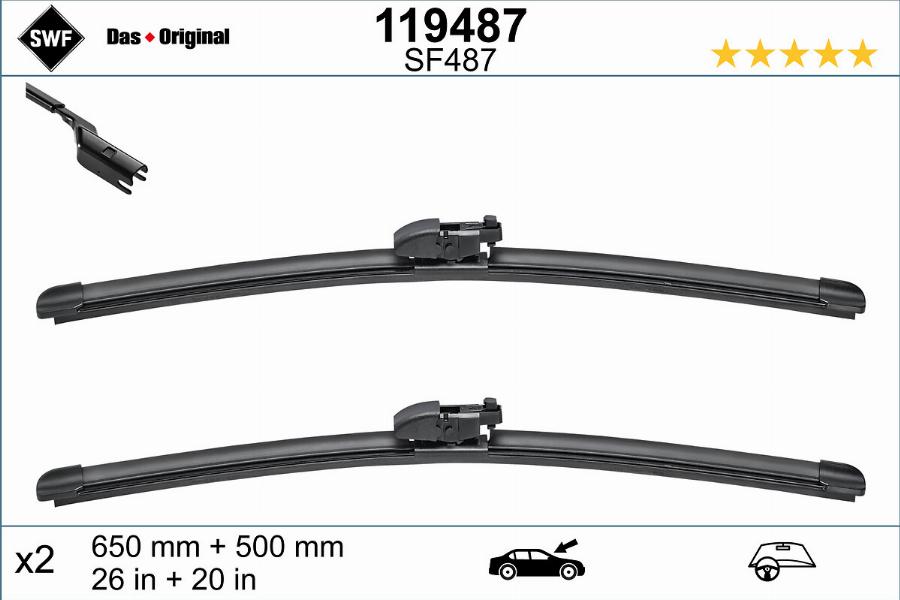 SWF 119487 - Wiper Blade onlydrive.pro