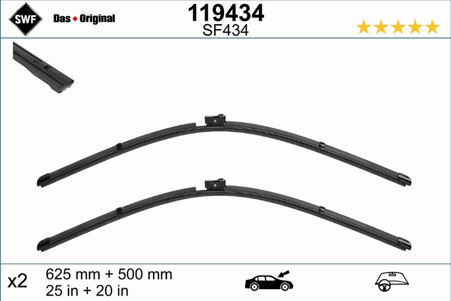 SWF 119434 - Wiper Blade onlydrive.pro