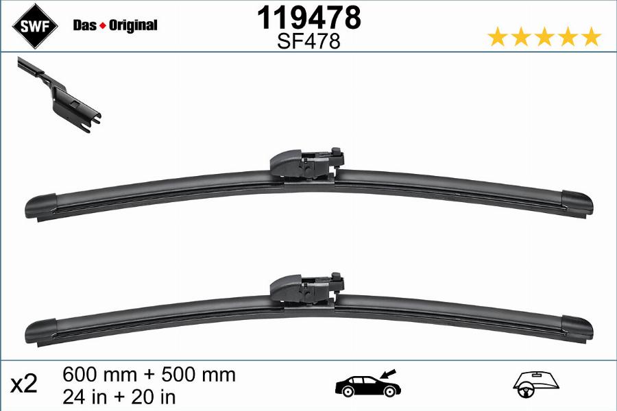 SWF 119478 - Wiper Blade onlydrive.pro