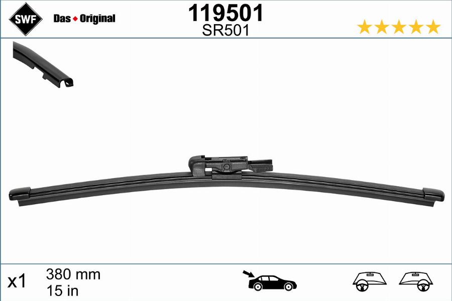 SWF 119501 - Wiper Blade onlydrive.pro