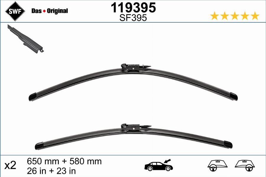 SWF 119395 - Wiper Blade onlydrive.pro