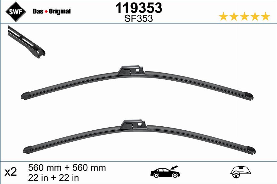 SWF 119353 - Wiper Blade onlydrive.pro