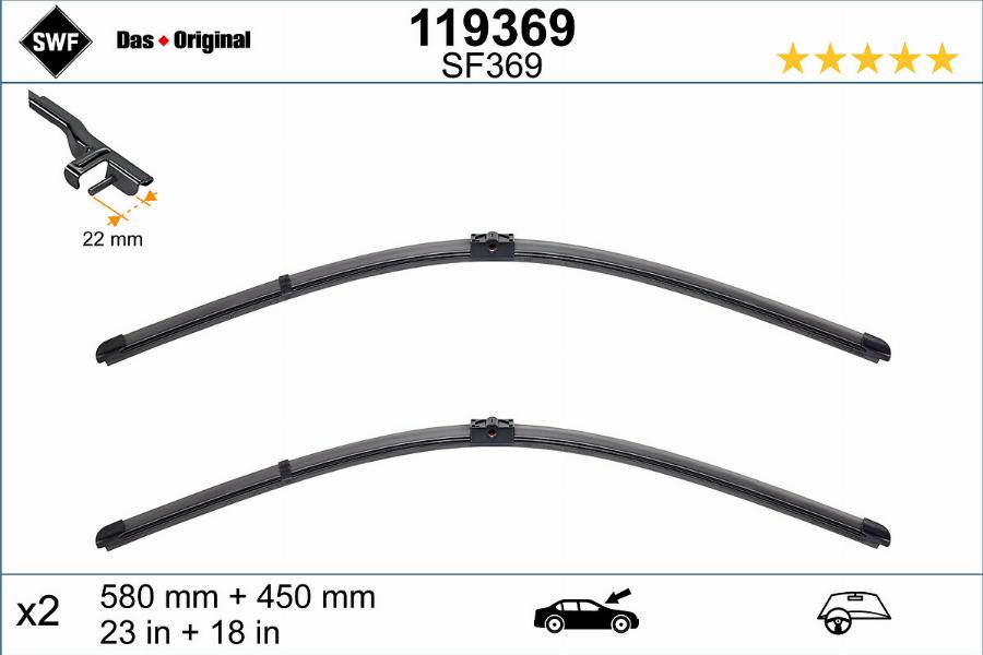 SWF 119369 - Wiper Blade onlydrive.pro