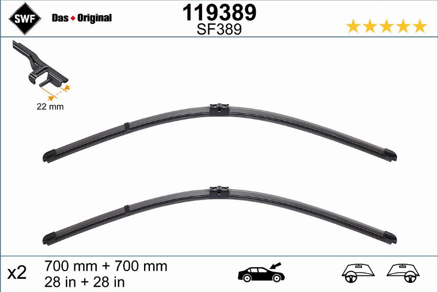 SWF 119389 - Wiper Blade onlydrive.pro