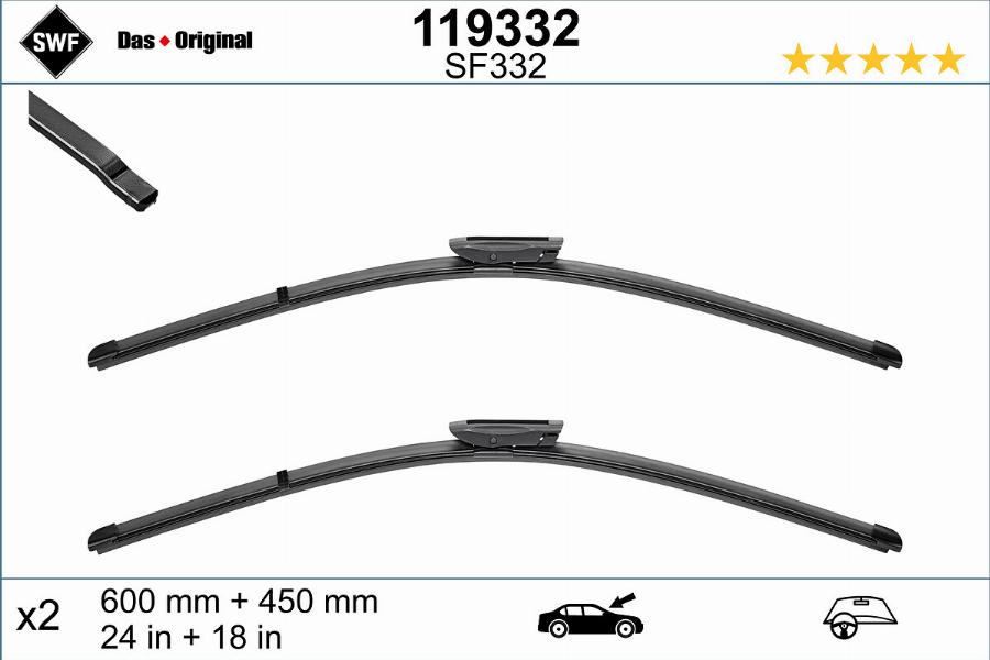 SWF 119332 - Wiper Blade onlydrive.pro