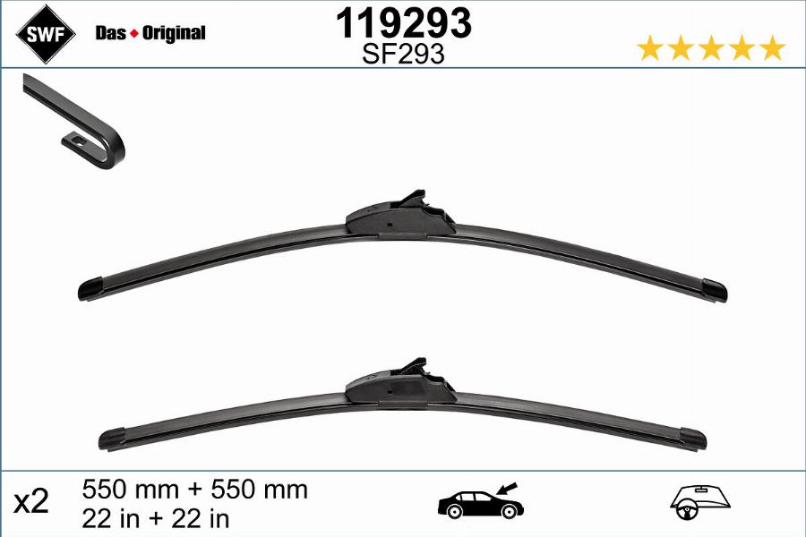 SWF 119293 - Wiper Blade onlydrive.pro