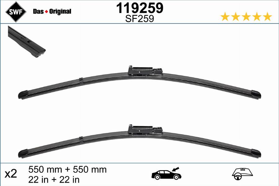 SWF 119259 - Wiper Blade onlydrive.pro