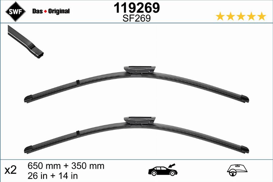 SWF 119269 - Wiper Blade onlydrive.pro