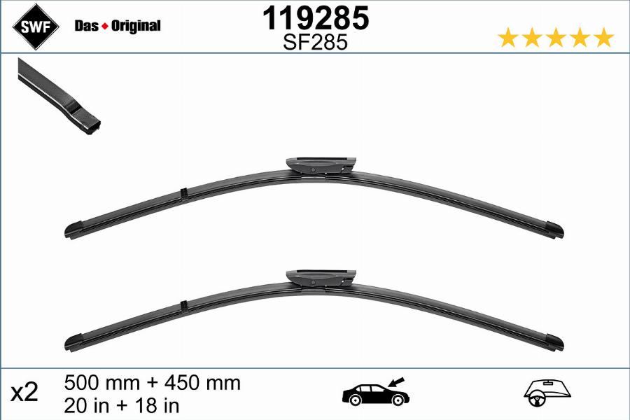 SWF 119285 - Wiper Blade onlydrive.pro