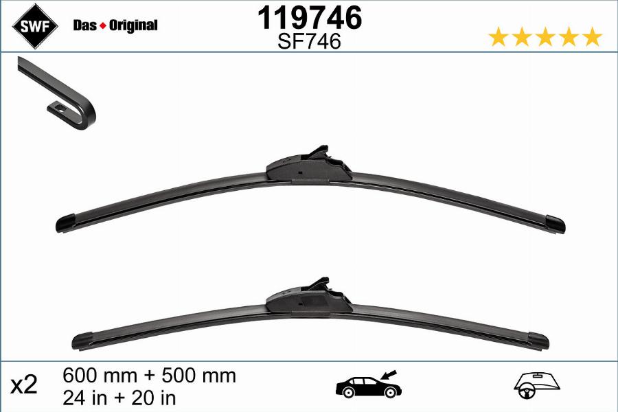 SWF 119746 - Wiper Blade onlydrive.pro