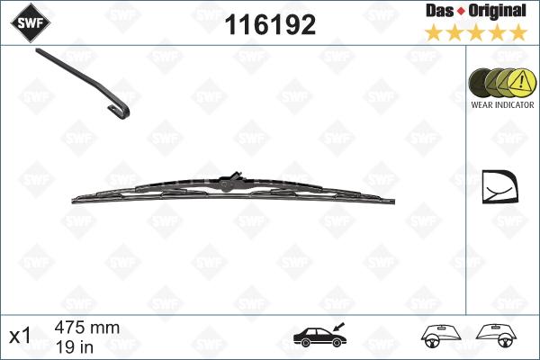 SWF 116192 - Wiper Blade onlydrive.pro