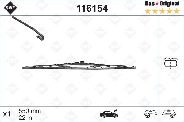 SWF 116154 - Wiper Blade onlydrive.pro