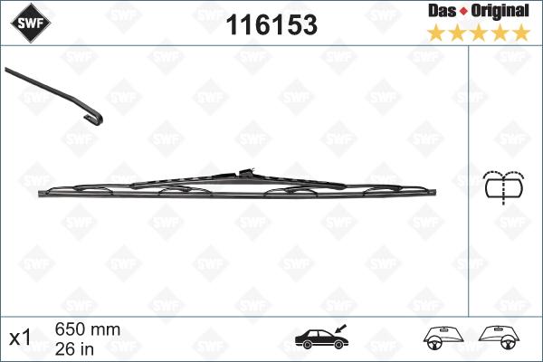 SWF 116153 - Wiper Blade onlydrive.pro