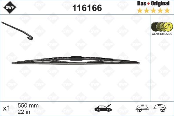 SWF 116166 - Wiper Blade onlydrive.pro