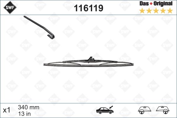 SWF 116119 - Wiper Blade onlydrive.pro