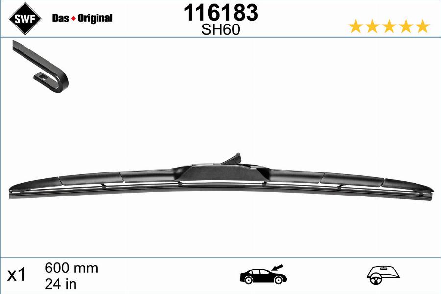 SWF 116183 - Wiper Blade onlydrive.pro