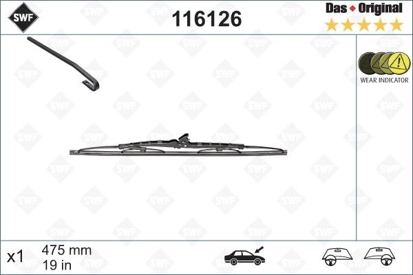 SWF 116126 - Wiper Blade onlydrive.pro