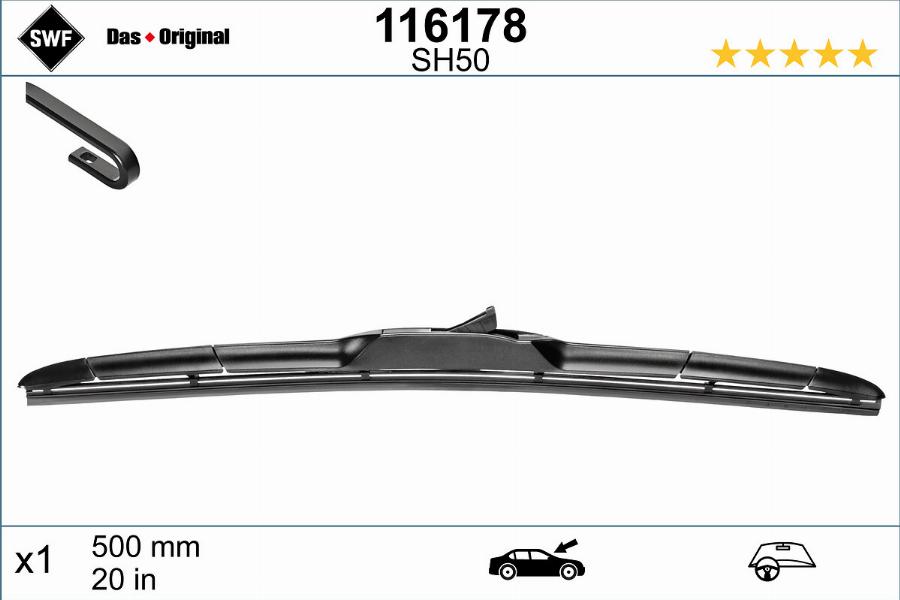 SWF 116178 - Щетка стеклоочистителя onlydrive.pro