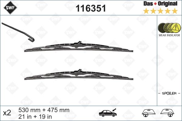 SWF 116351 - Wiper Blade onlydrive.pro