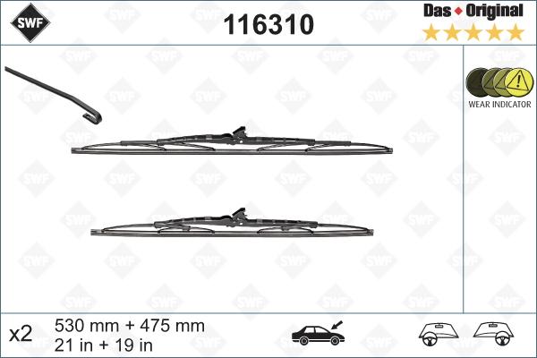 SWF 116310 - Щетка стеклоочистителя onlydrive.pro