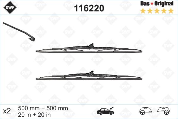 SWF 116220 - Klaasipuhastaja kumm onlydrive.pro