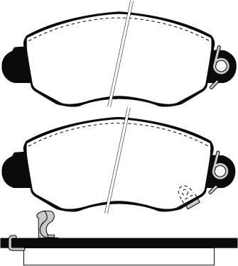 FORD 1420893 - Brake Pad Set, disc brake onlydrive.pro