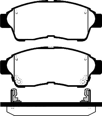 AISIN SN645P - Brake Pad Set, disc brake onlydrive.pro