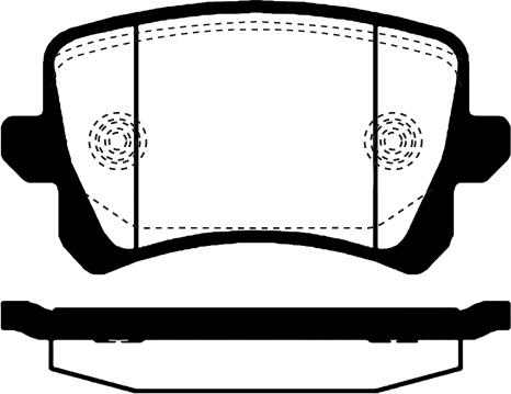 VAG 1K0 698 451 T - Piduriklotsi komplekt,ketaspidur onlydrive.pro