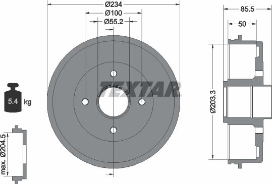 Textar 94019600 - Piduritrummel onlydrive.pro